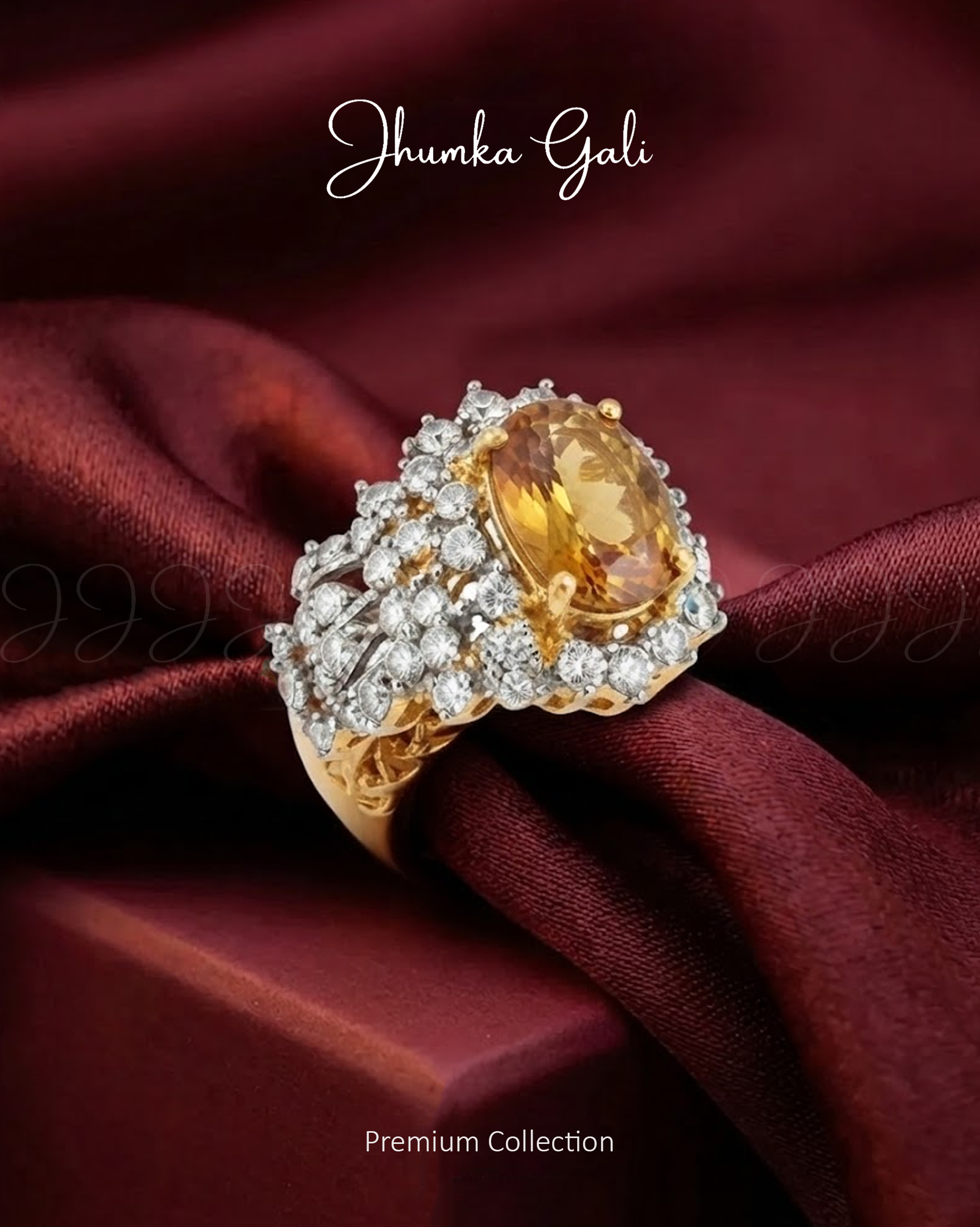 Cluster Cocktail Ring