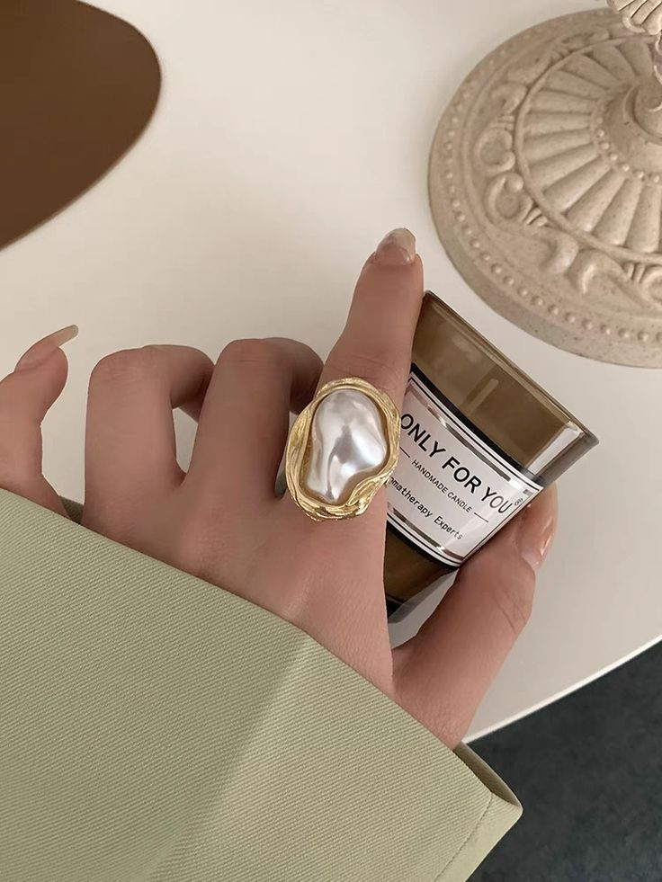 Baroque Pearl Ring - Image 2