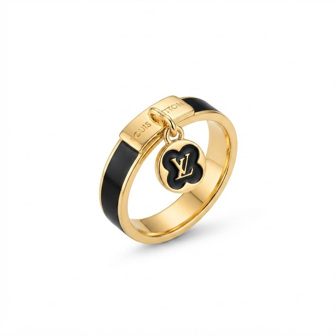 Louis Vuitton (LV) charm ring - Image 2