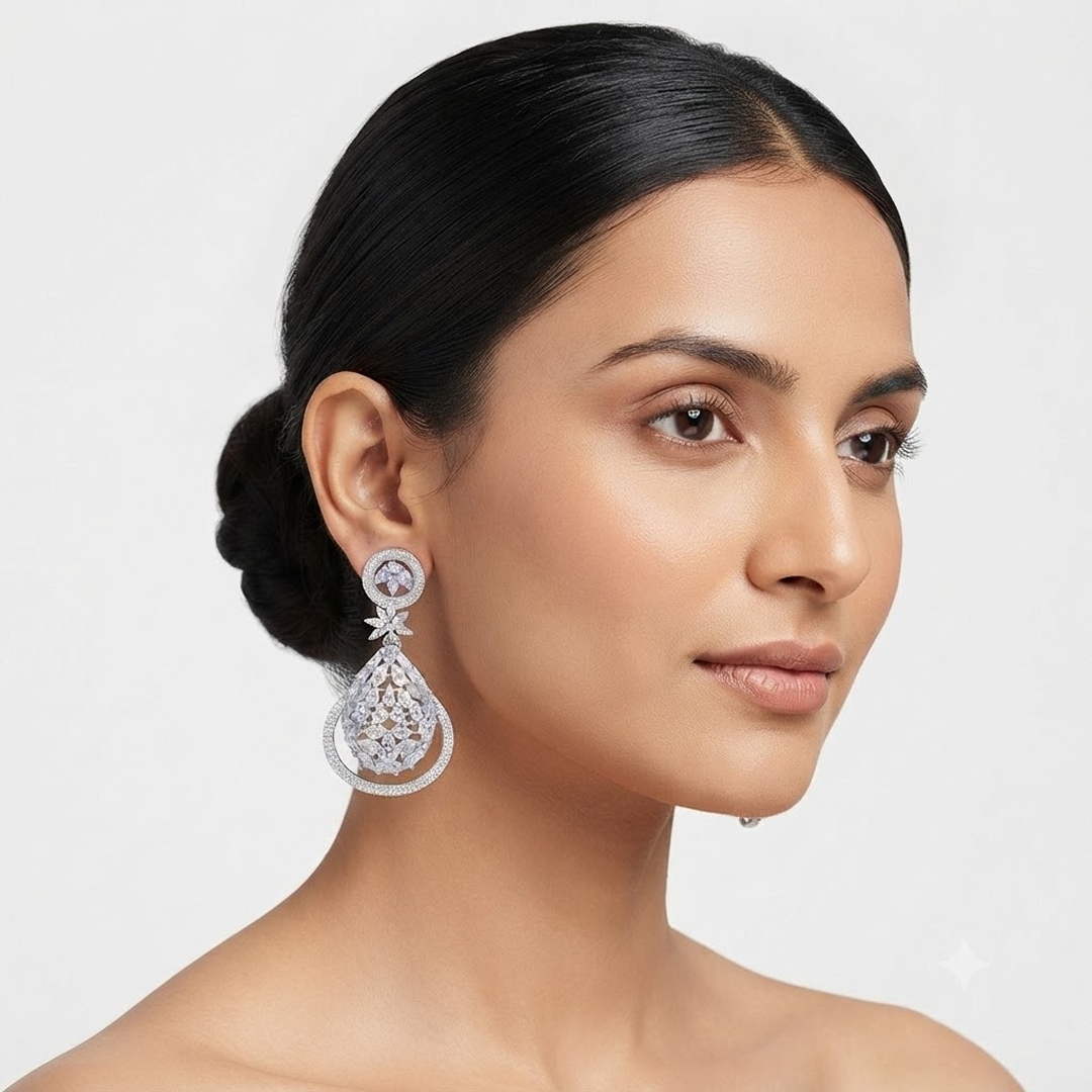 Royal Crystal Teardrop Elegance - Image 2